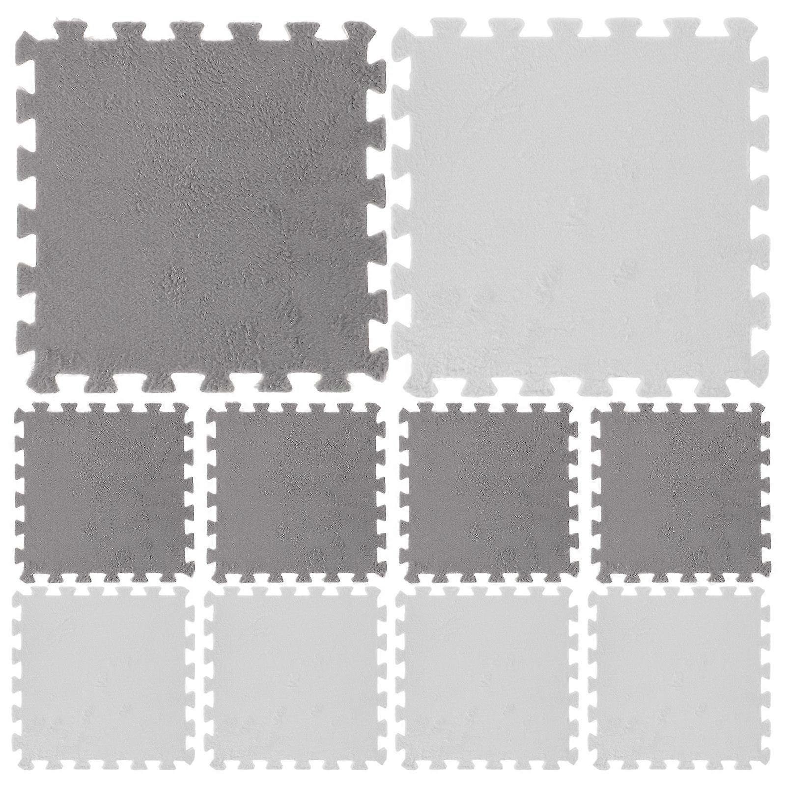 Interlocking Plush Foam Play Mat – Soft & Comfortable Puzzle Floor Pad for Kids, Non Slip Design, Easy Assembly for Indoor Play and Crawling