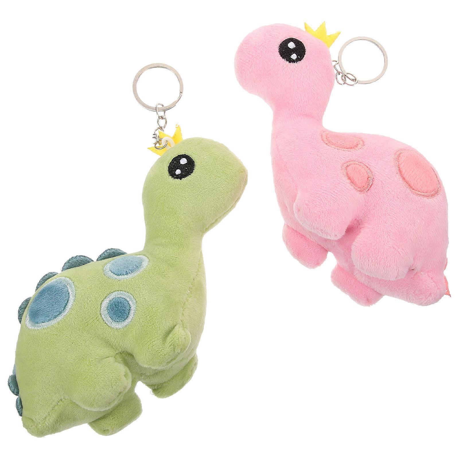 Plush Keychain Pendants 2Pcs Creative Bag Charms Three-dimensional Design For Collectors Cute Appearance