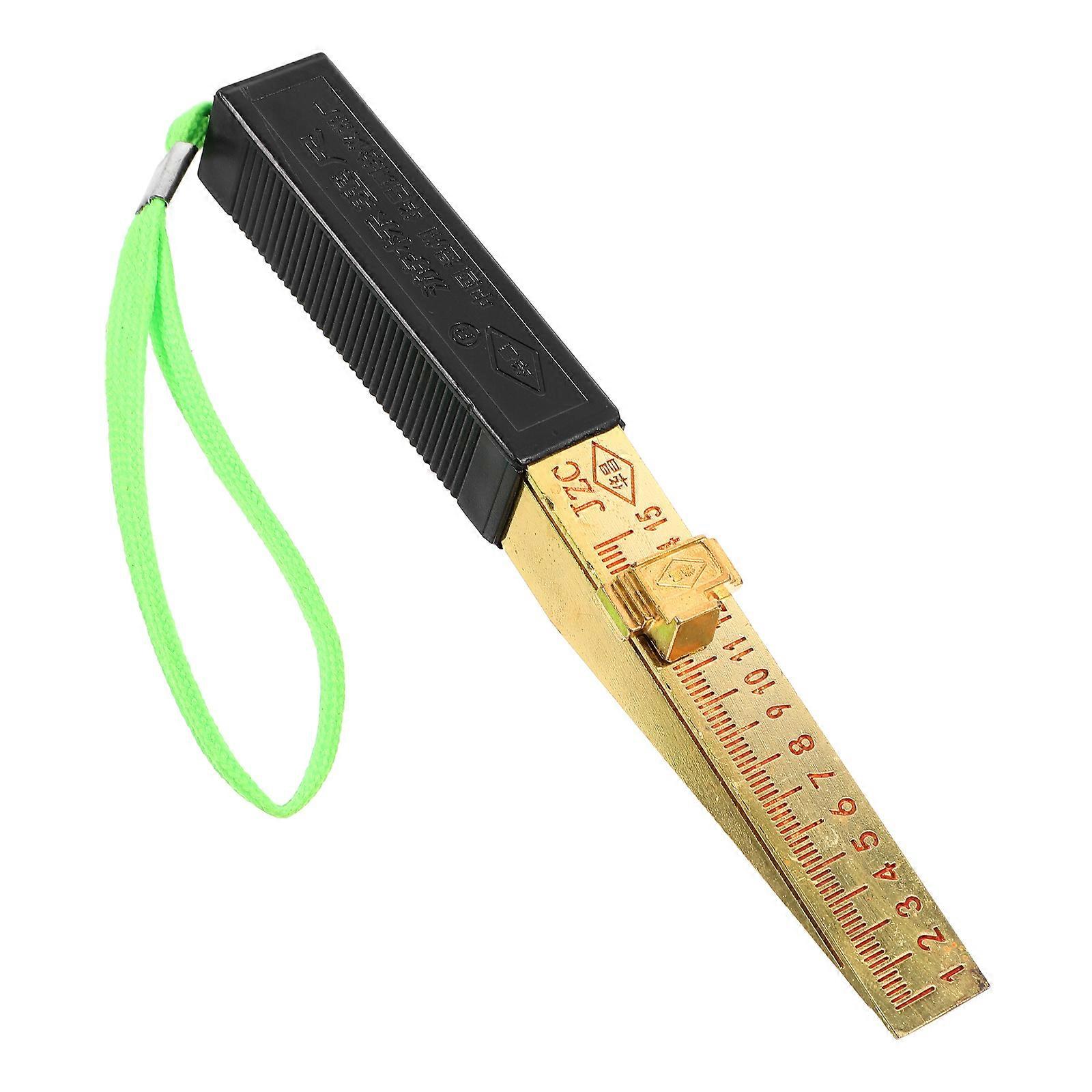 Aluminum Measurement Tool with Versatile Uses for Woodworking Black 0 2mm