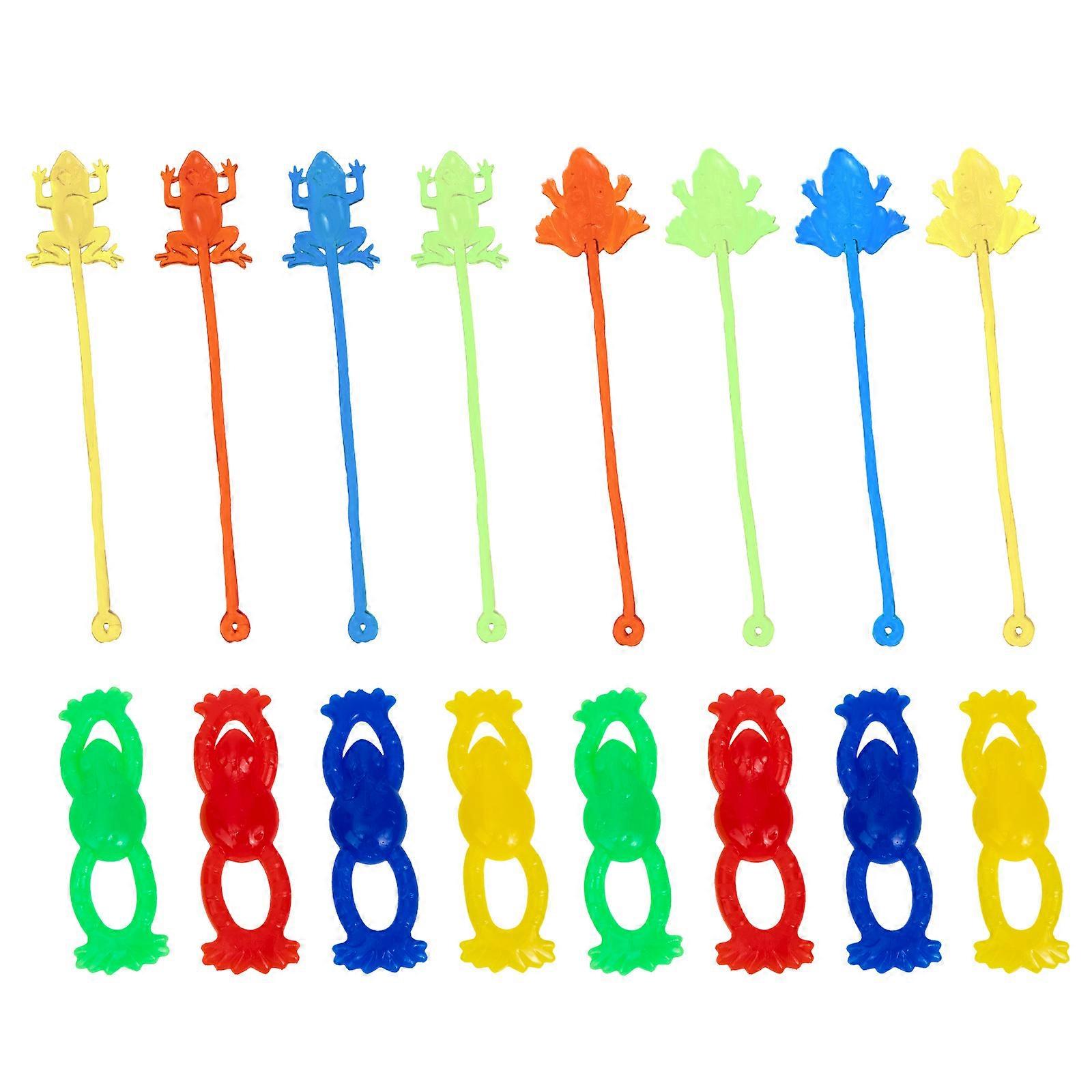 40PCS Stretchy -Shaped Anxiety Relief Toys For Kids Parties Assorted Color Novelty Design Stress Release