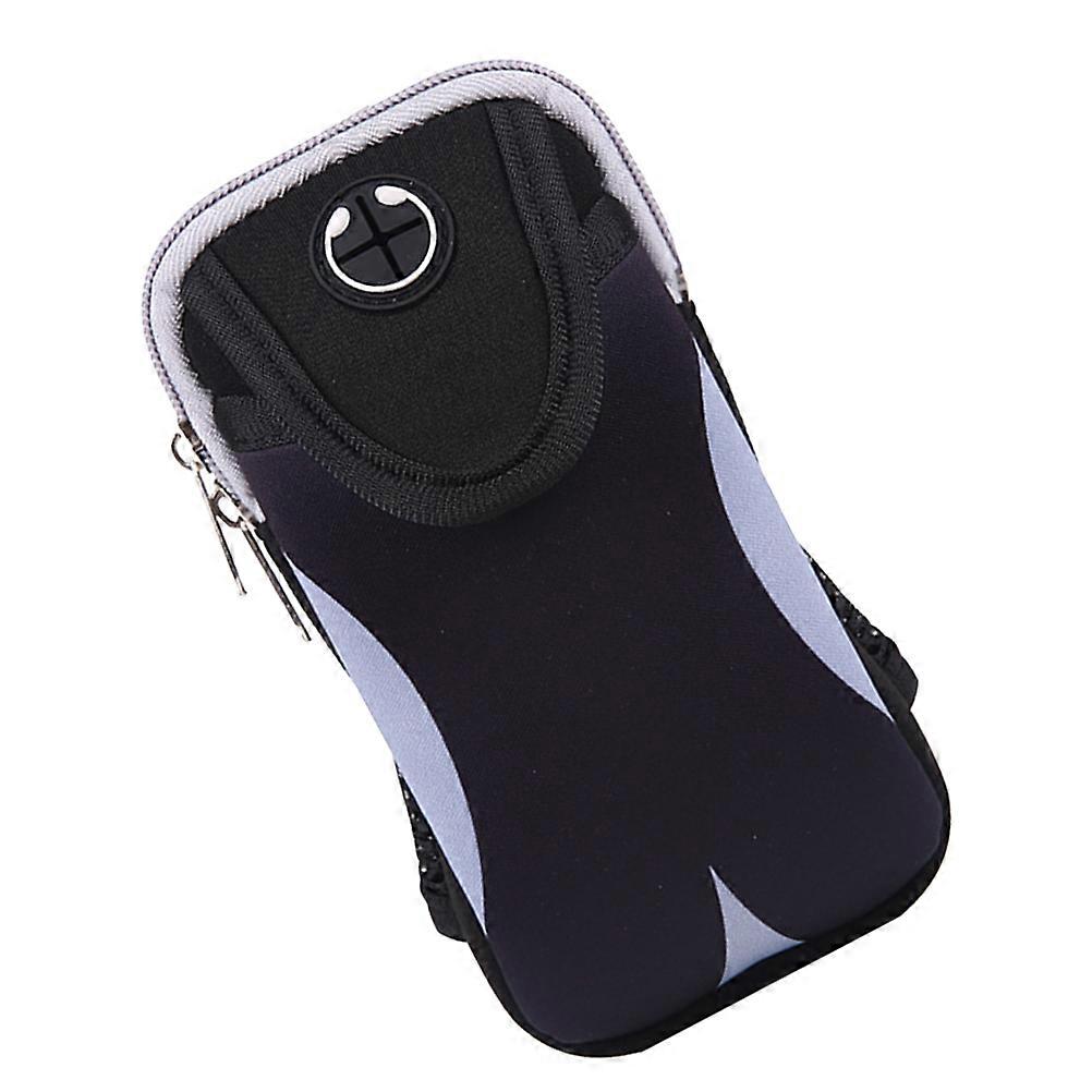 Sporty Mobile Phone Bag With Headphone Jack For Running 1Set Sweatproof Design Suitable For Men And Women