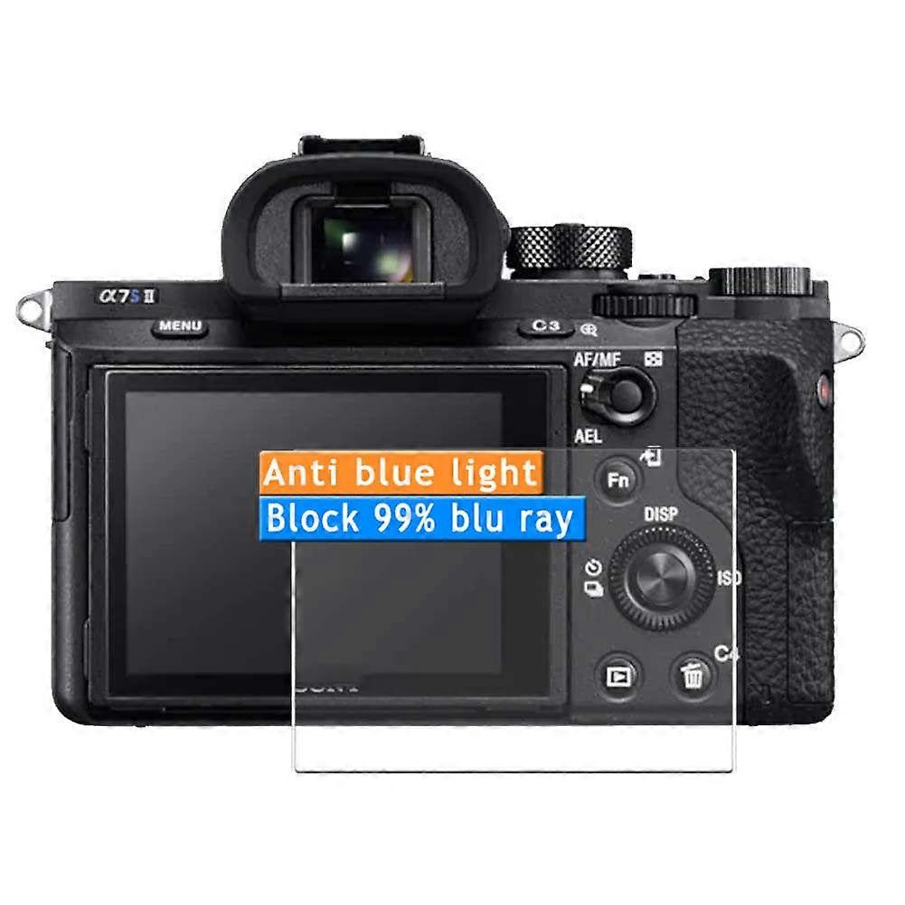 3 pieces antiblue light screen protector for Sony Alpha ILCE7SM2 / 7s II