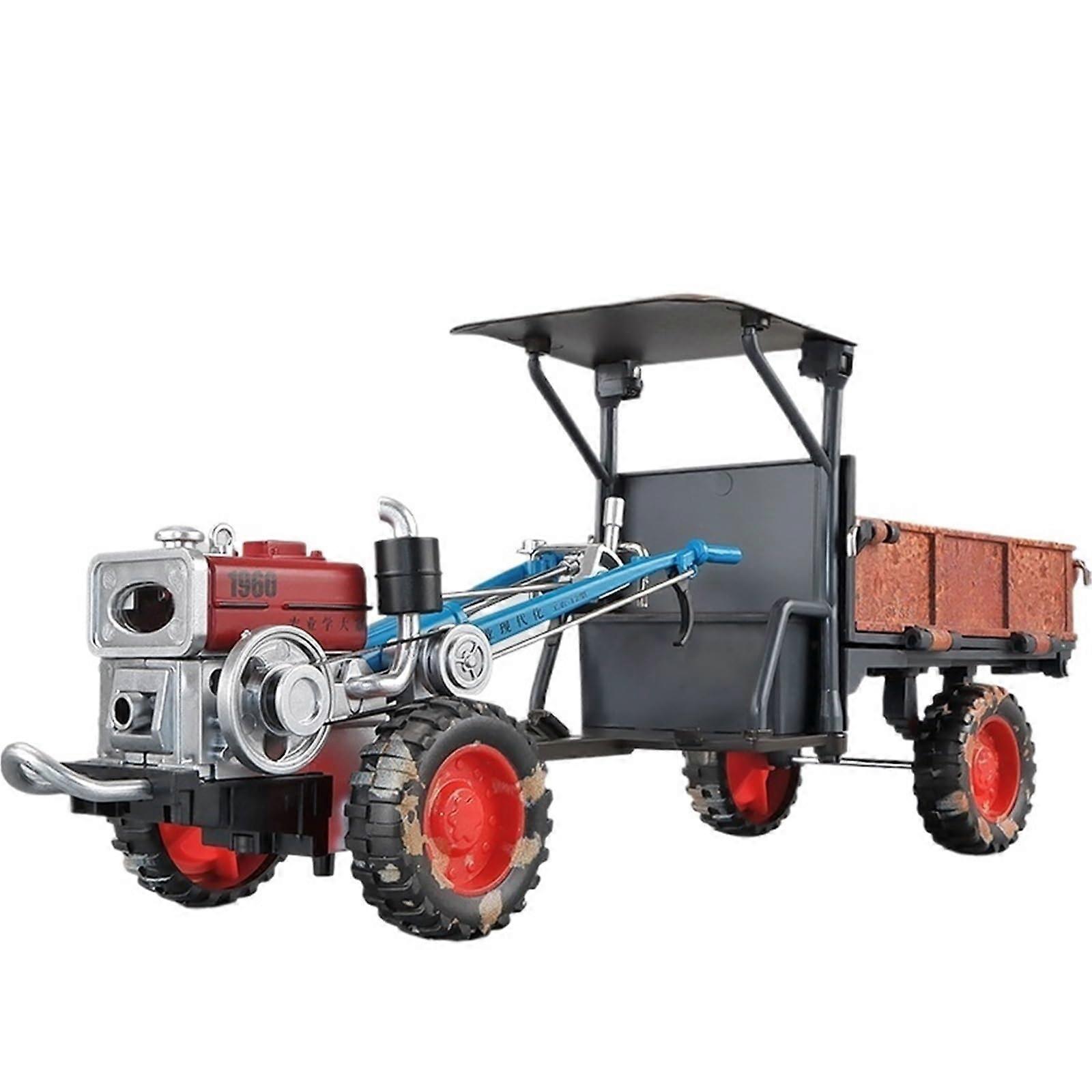 1/32 Alloy Bucket Tractor Simulation Engineering Transport Vehicle (Brown)