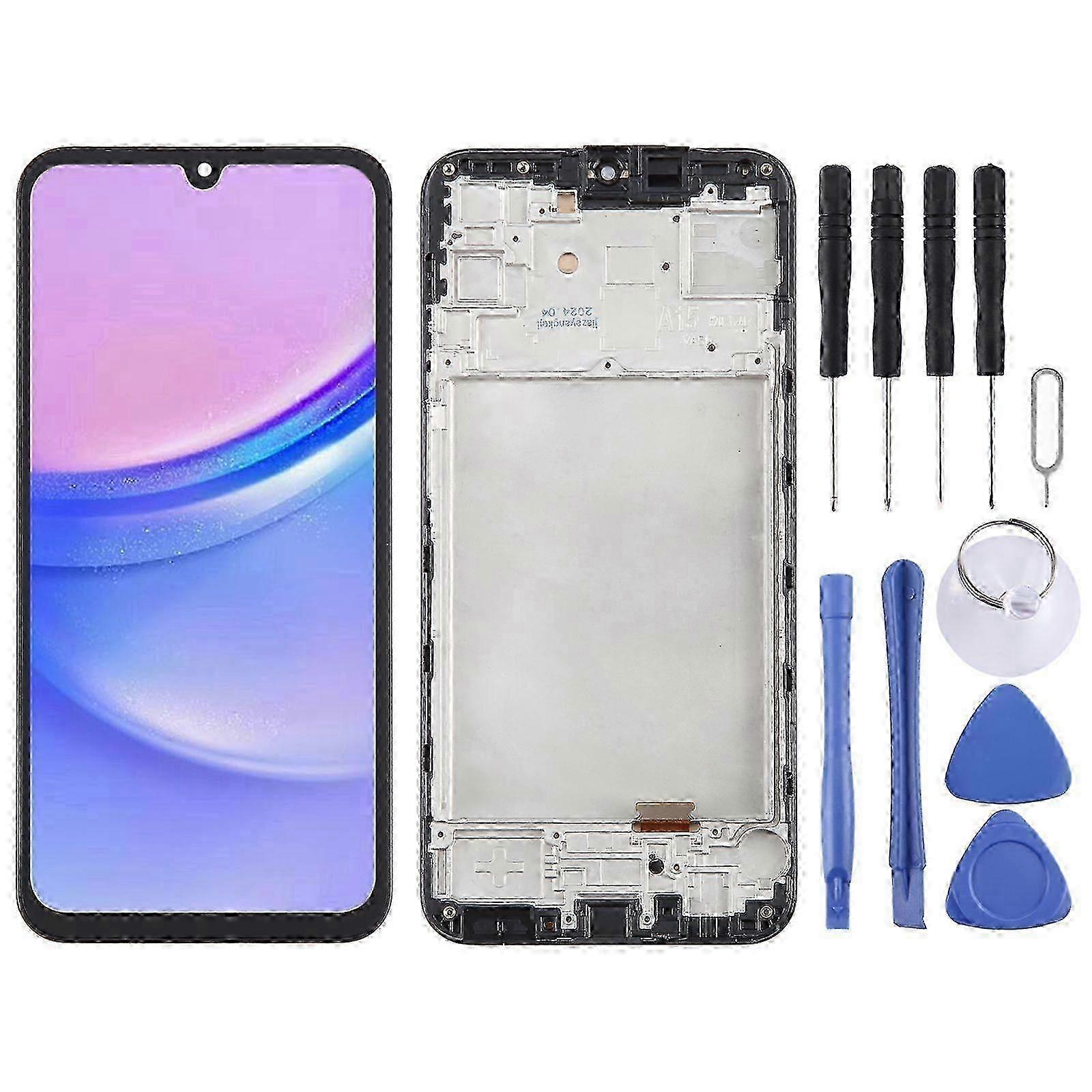 For Samsung Galaxy A15 5G SM-A156B LCD Screen with Frame, Not Supporting Fingerprint Identification SZRH