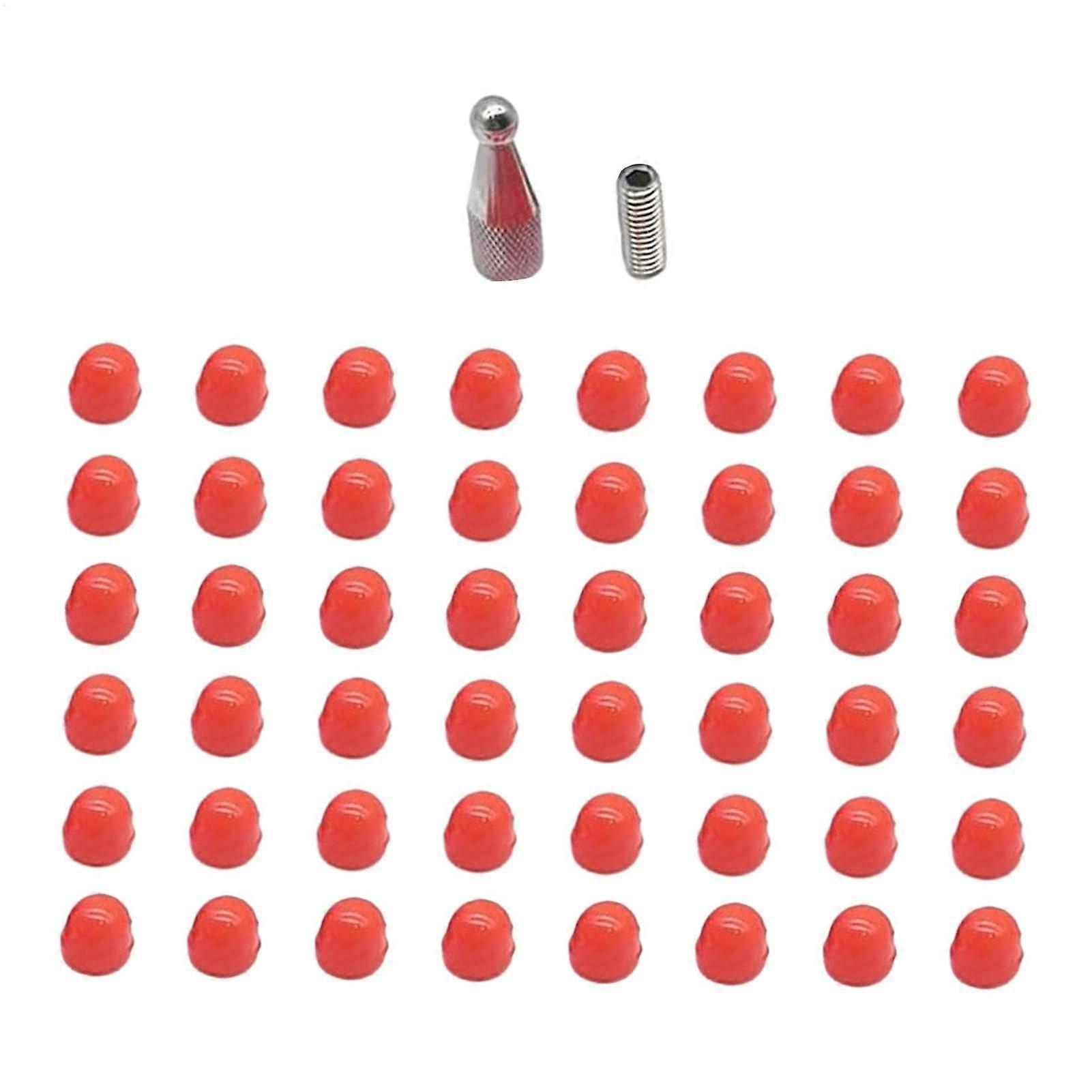 Dent Repair Tool Heads - Compact Car Dent Removal Tools With Impact- and Wear-Resistant Rubber Tips For DIY And Pros