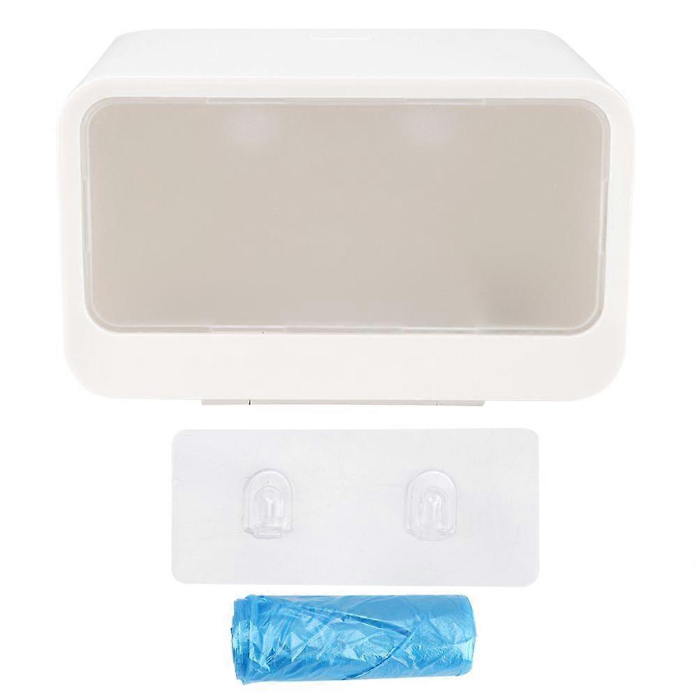 Multifunctional Square Plastic Waterproof Roll Paper Box Wall Mounted
