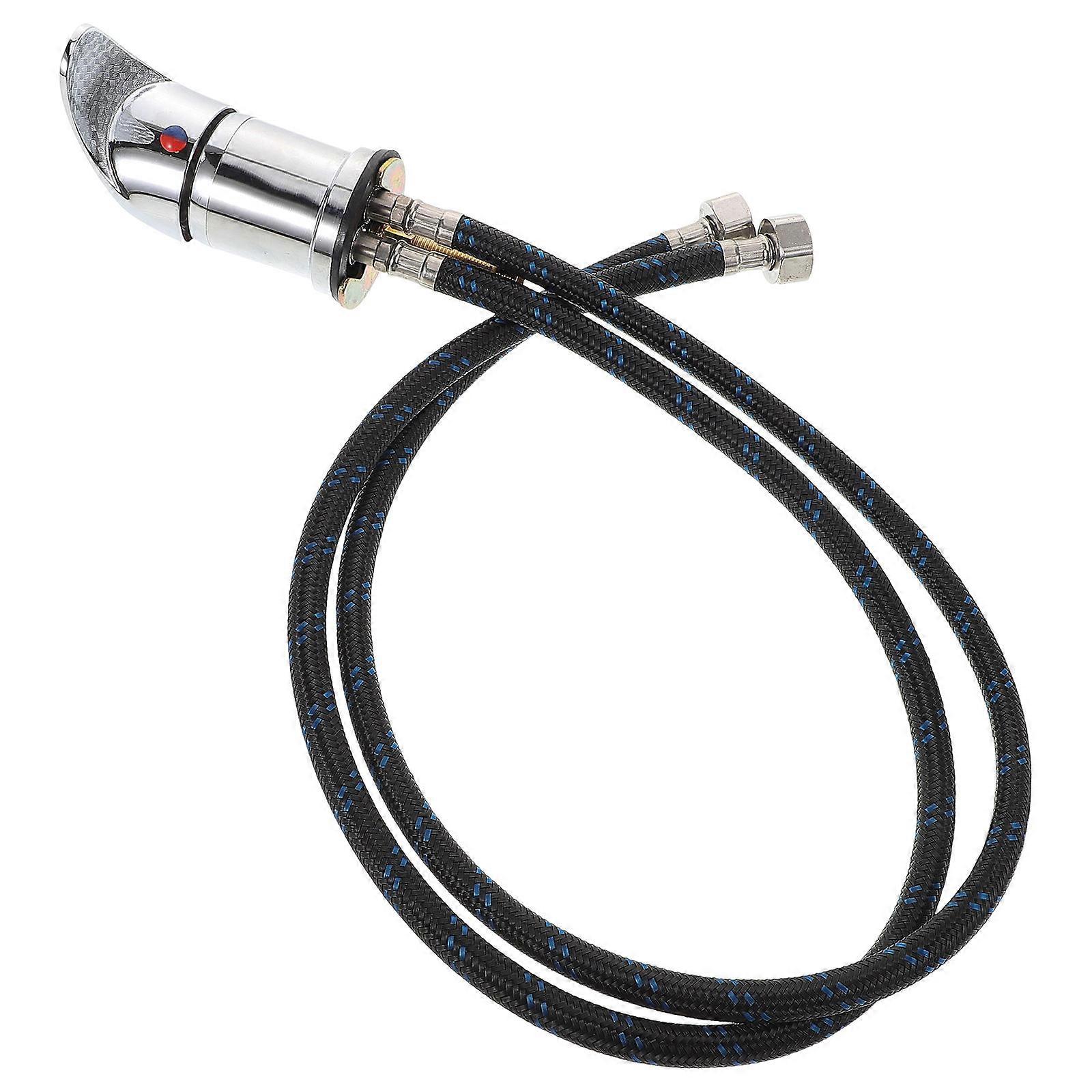 Shampoo Bowl Sink Faucet Hose for Hair Washing Salon Spa Unit with Hot Cold Function 1 Set Barber Shop Equipment
