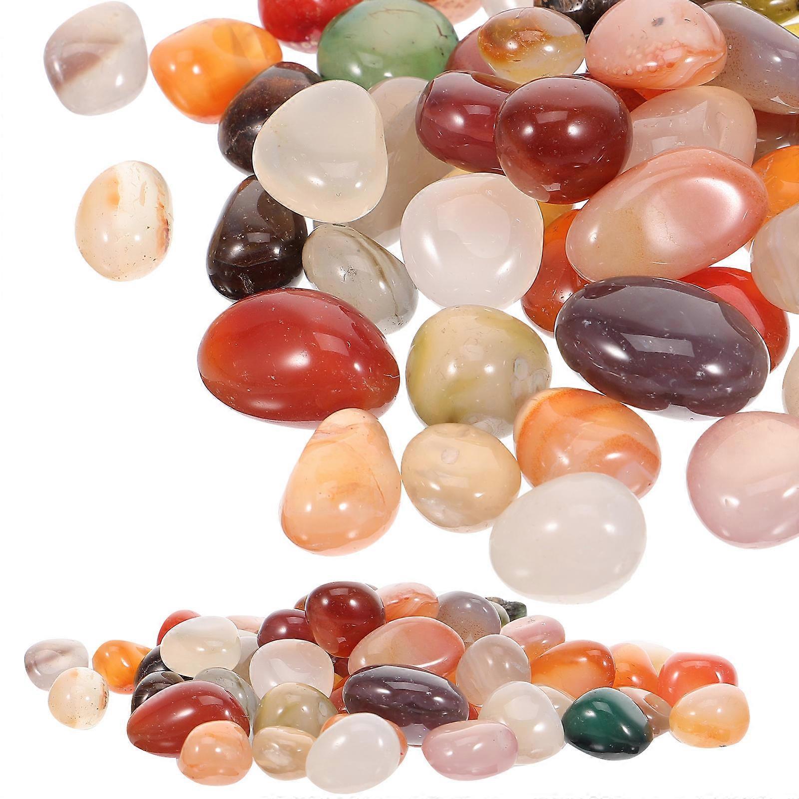 Aquarium Rocks Fish Tank Landscaping Smooth Edges Assorted Color Stone 1Pack