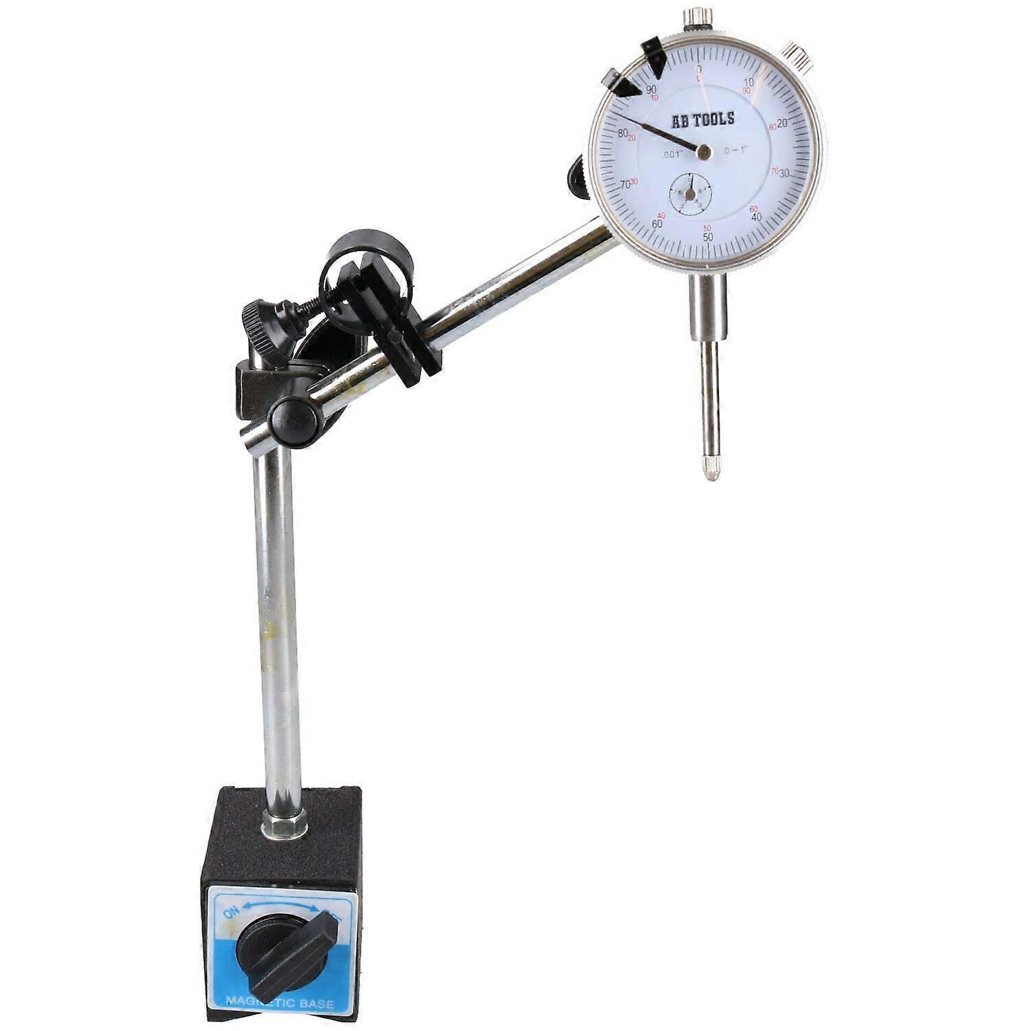 Imperial Dial test indicator DTI Gauge Magnetic Base Stand Clock Gauge TDC