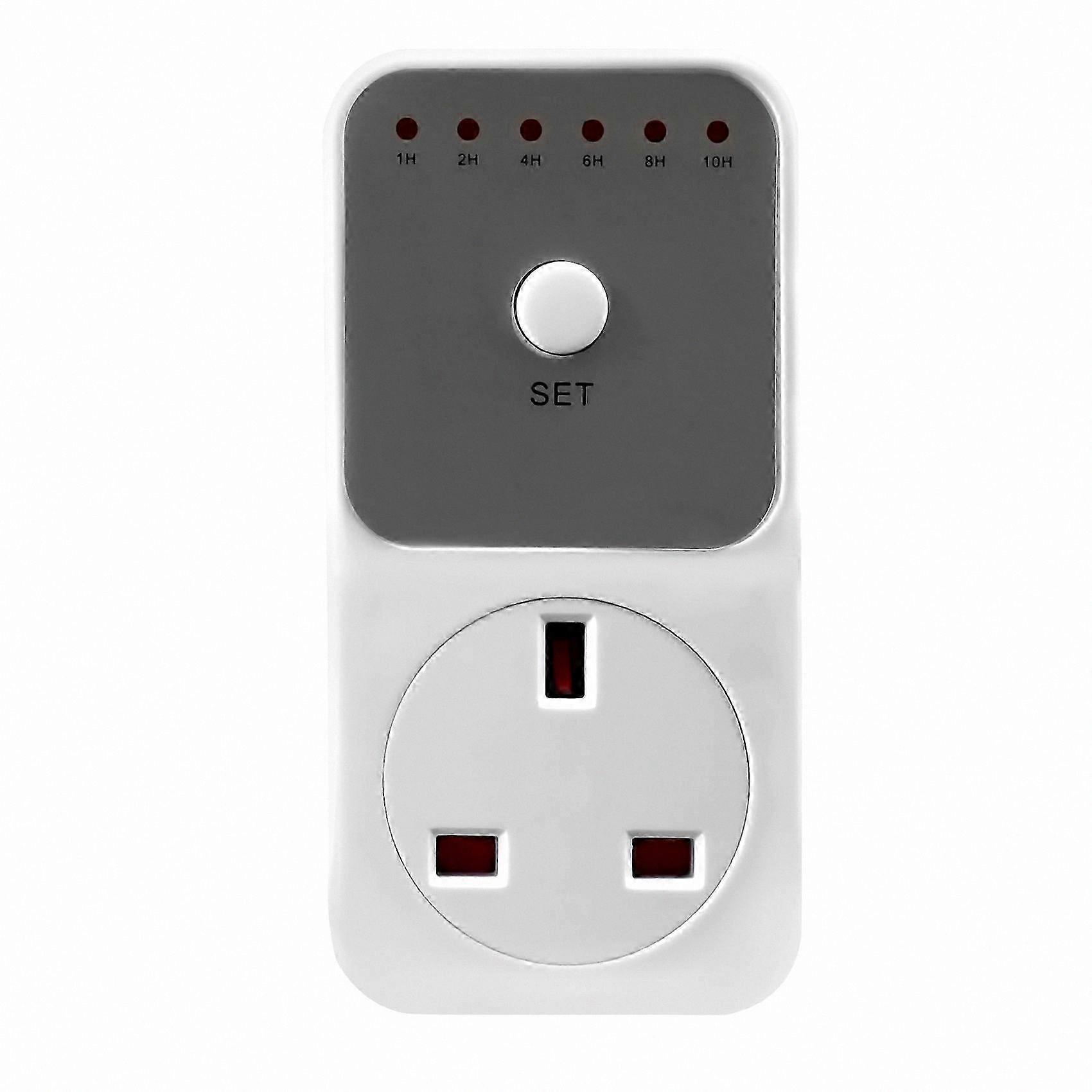 Programmable Timer Plug with Auto Off Function, Smart Countdown Socket for Home Automation
