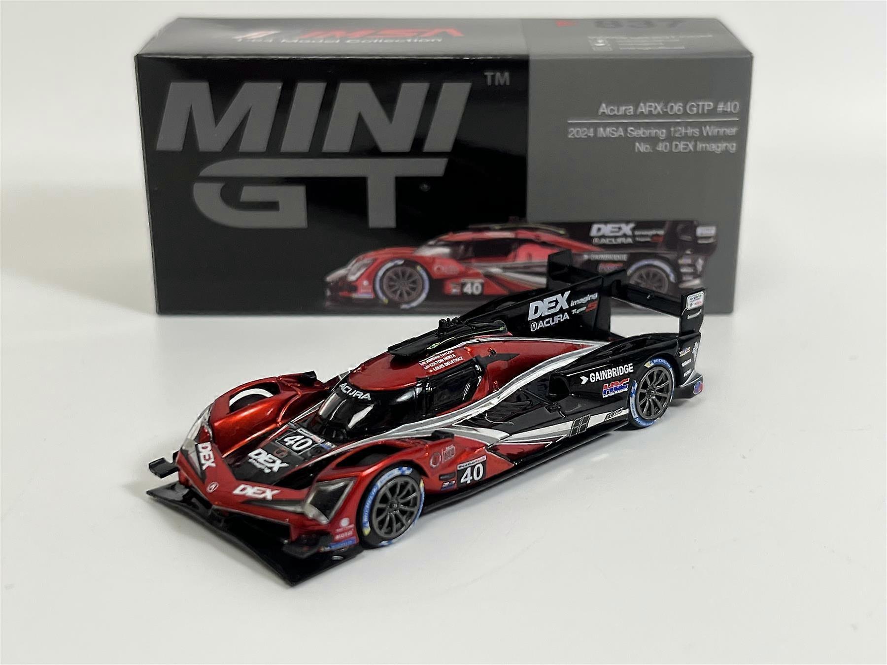 Acura ARX 06 GTP #40 2024 IMSA Sebring 12 Hrs Winner 1:64 Mini GT MGT00837L