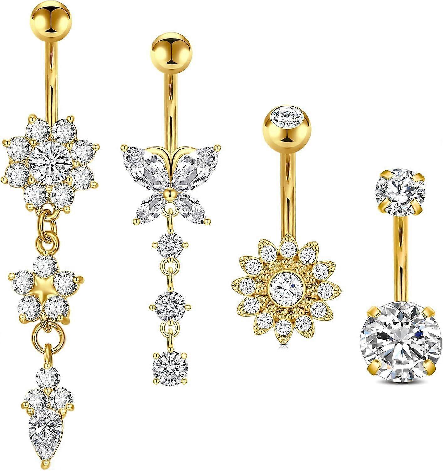 Belly Button Ring Dangle Belly Button Rings Dangling Belly Button Rings Clicker