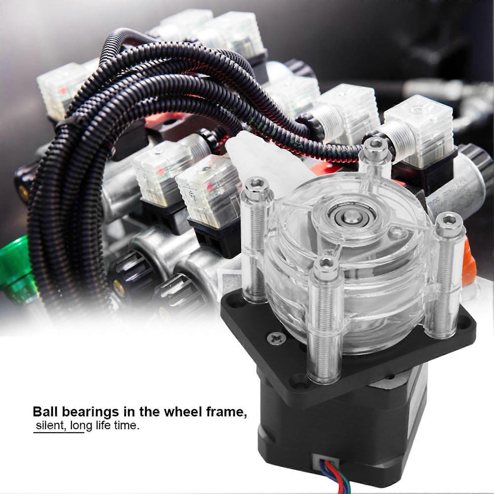 6-30V Large Flow Peristaltic Pump 0-400ml/min Silicone Tube