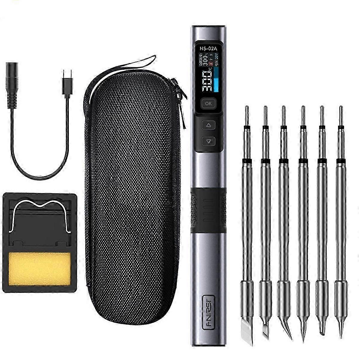 HS-02A Smart Electric Soldering Iron 100W 450 Adjustable Constant