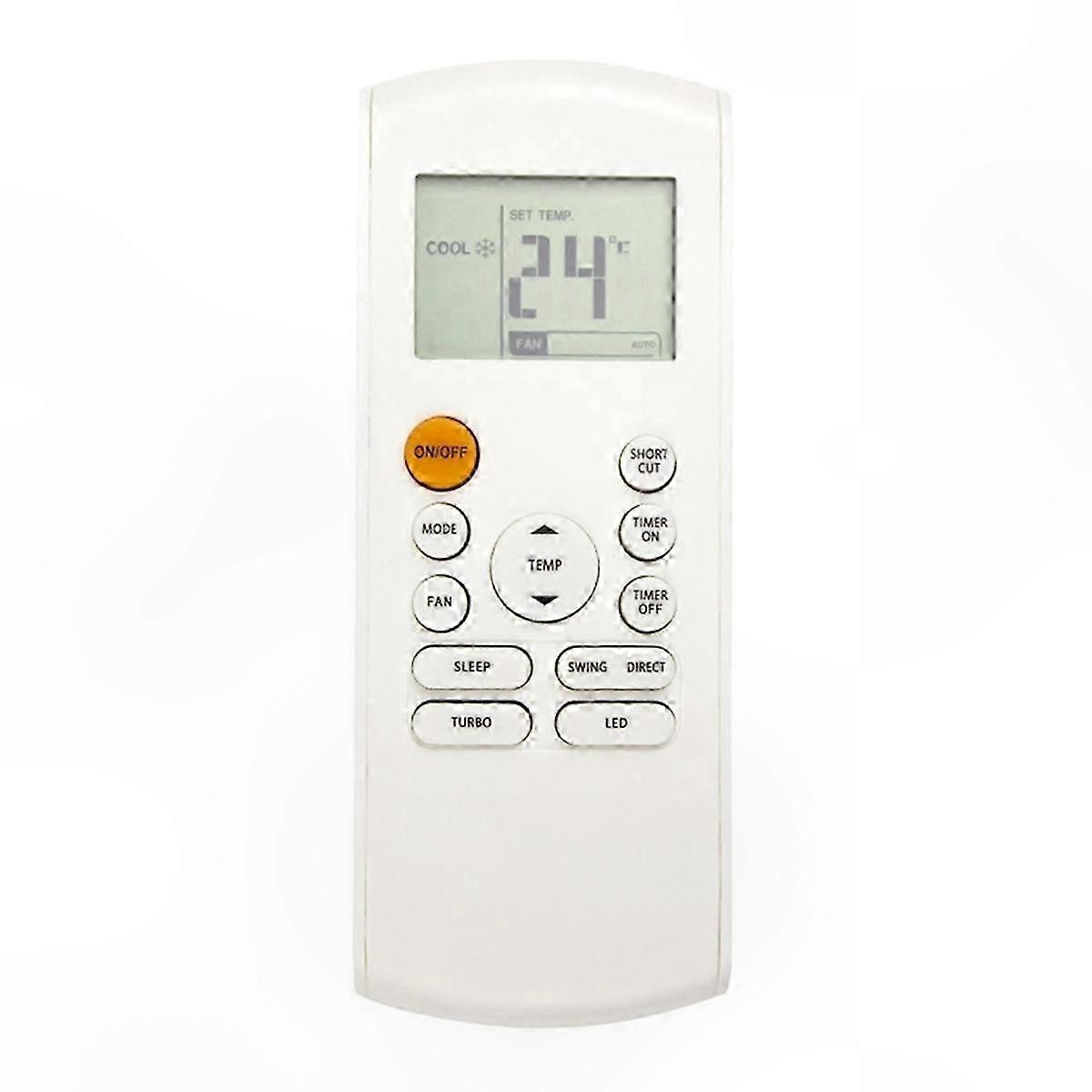 Remote Control Replacement for Air Conditioners, Compatible with AC Units, Model RG57B-BGE