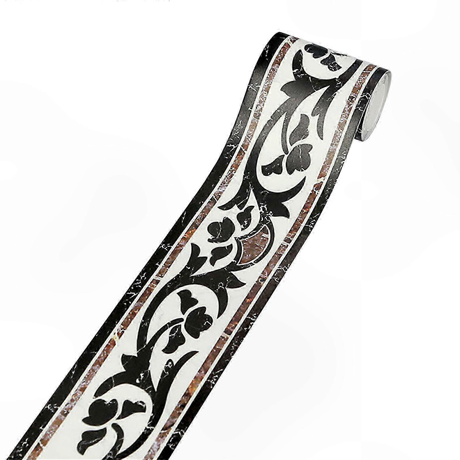 Self-Adhesive 3D Decorative Wall Borders, Removable and Waterproof Edge Trim for Home Decoration