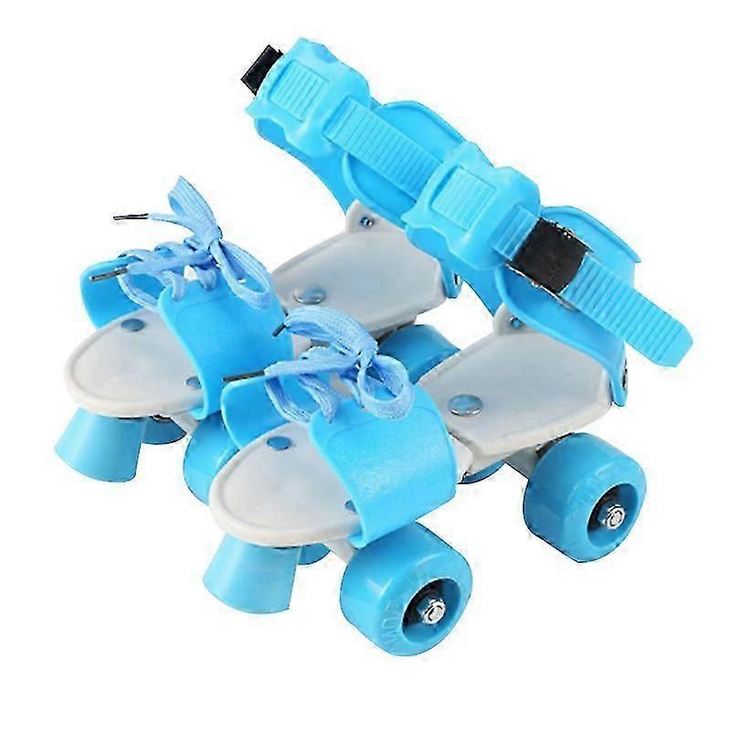 Adjustable Children Roller Skates Double Row 4 Wheels Skating Shoes Sliding Inline Skates for Kids