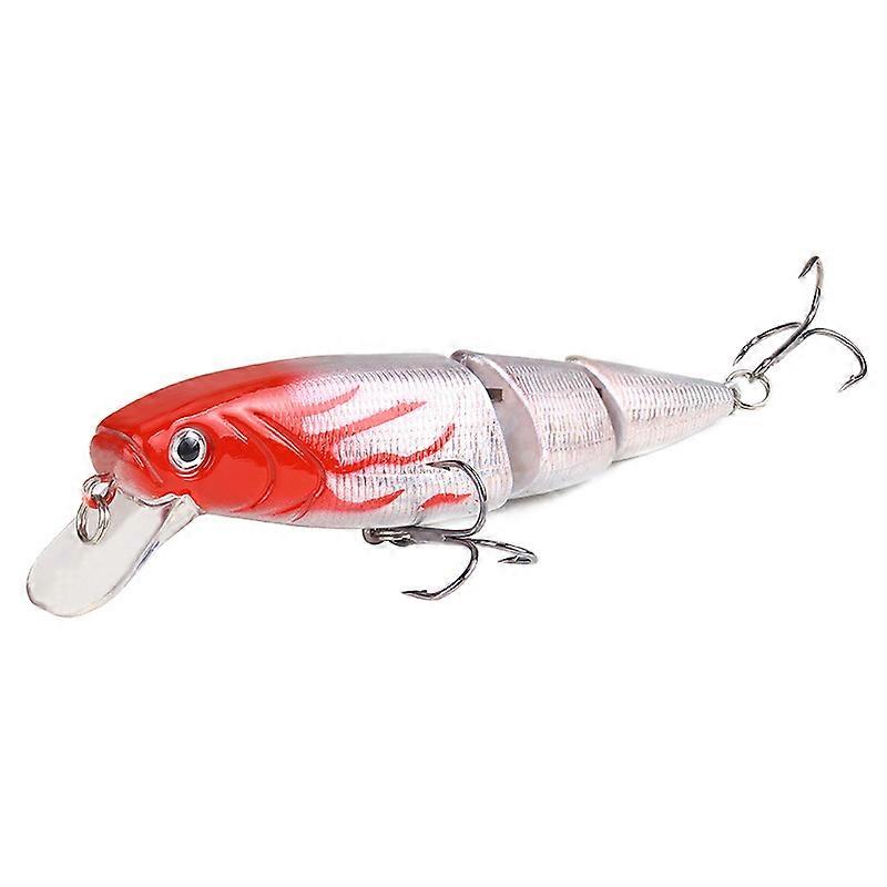 Simulated minnow fishing lures, 15.3 grams, 11 cm, three-section color design