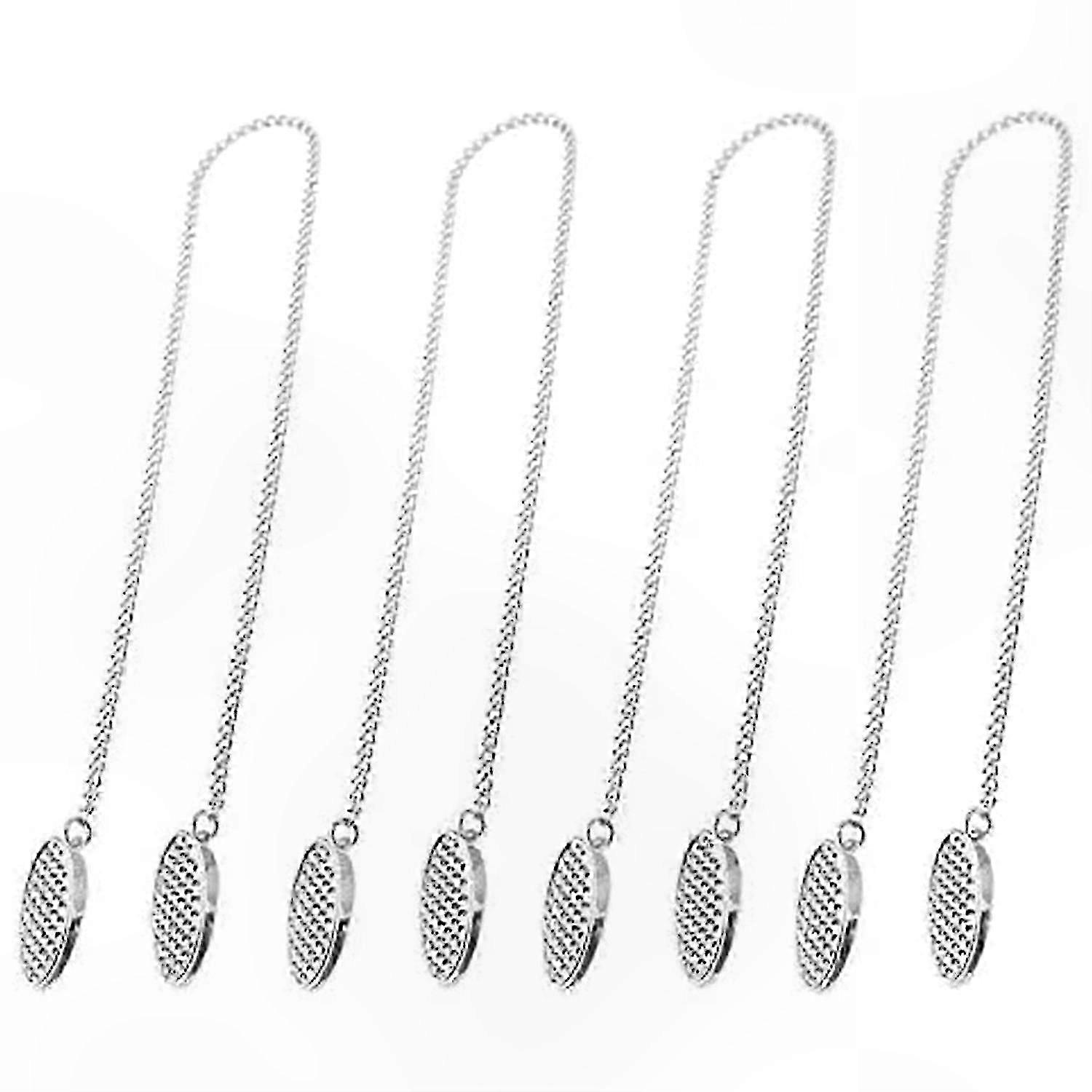 4-Pack Flexible Napkin Lanyard Clips for Seniors, Neck Strap Holders for Easy Access, Reusable and Adjustable Chains for Older Adults