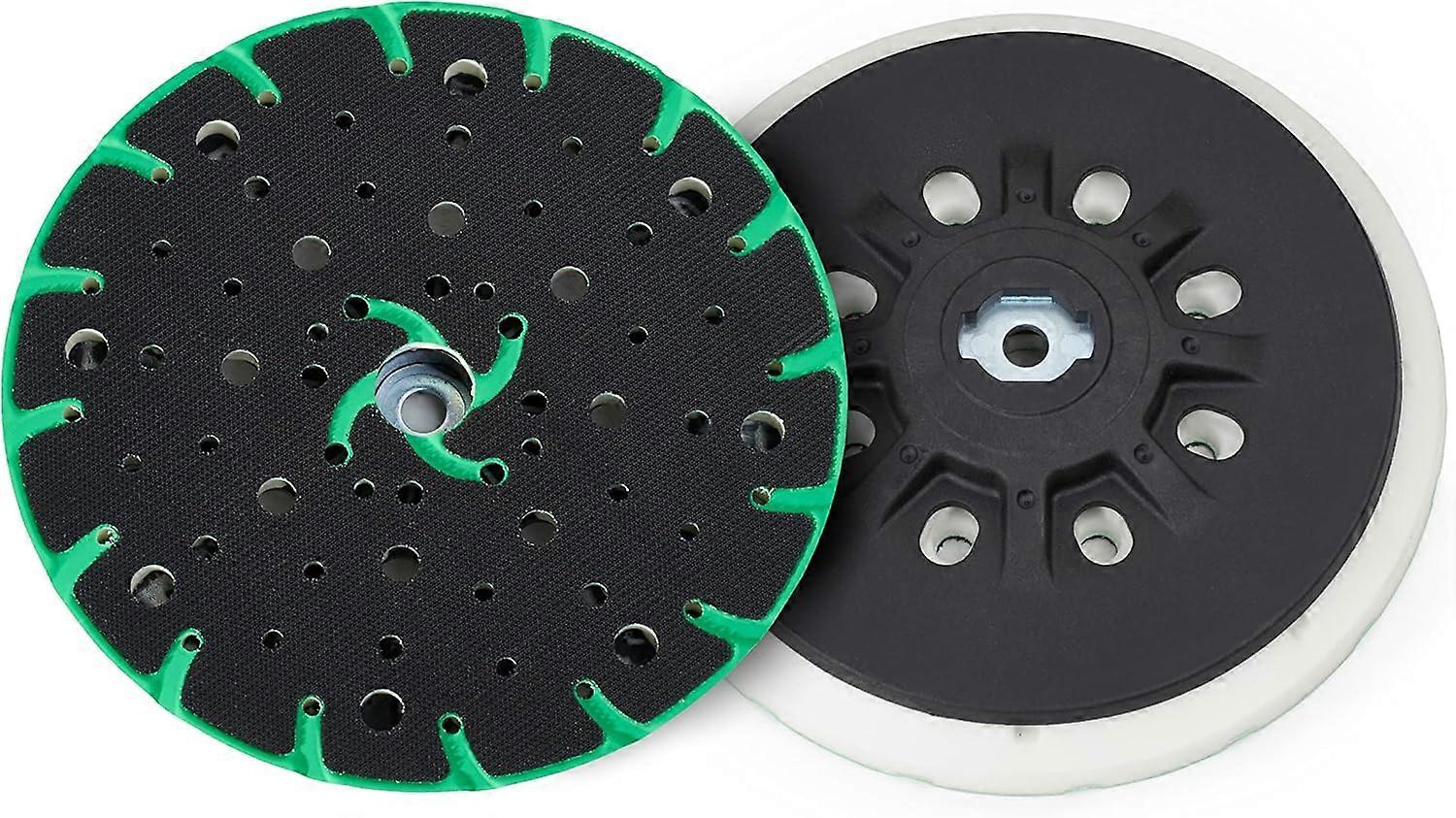 150mm sanding pad with dust extraction - M8 connection thread - replacement for festool sanding pad, compatible with 150mm eccentric sander bosch mak