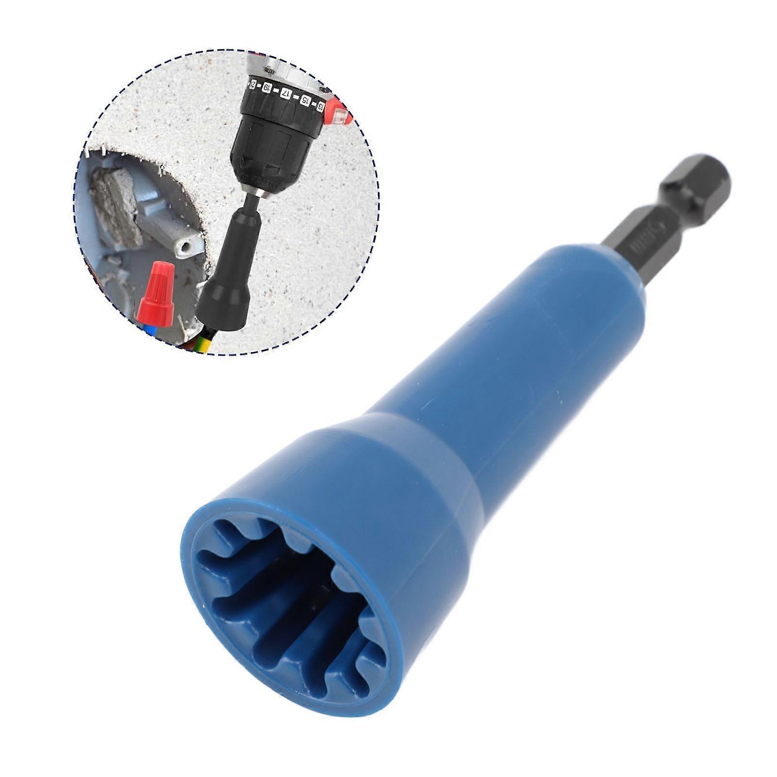 Wire Twisting Tool for Drill 1/4in Chuck Blue ABS CRV Steel