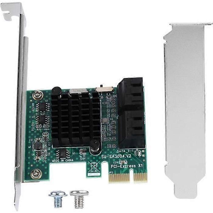 Sata 3.0 Expansion Card - 4-Port 6G-Duo Pcie To Sata 3.0 Adapter - Model Sa3004