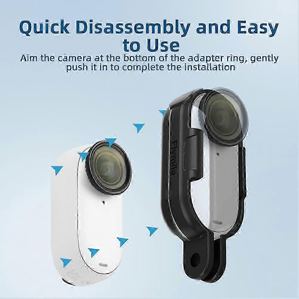 2025 Camera Body Shell Protective Cage Extension Mount Adapter For Insta360 Go 3/3S