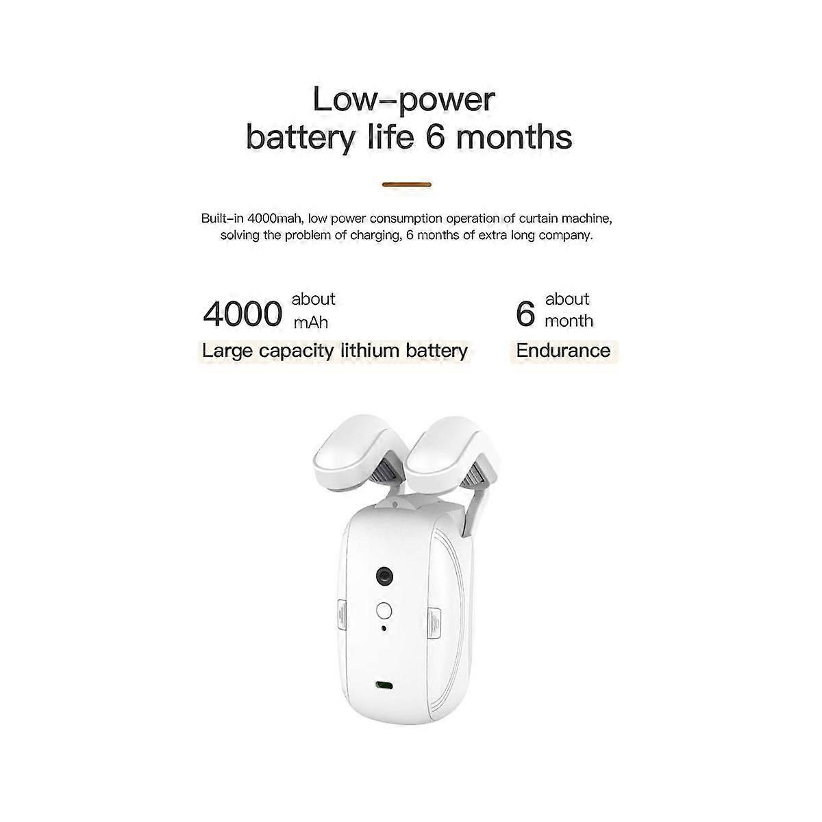 1PCS Tuya Smart Automatic Curtain Opener Bluetooth Roman Rod Curtains Switch Robot Remote Control f