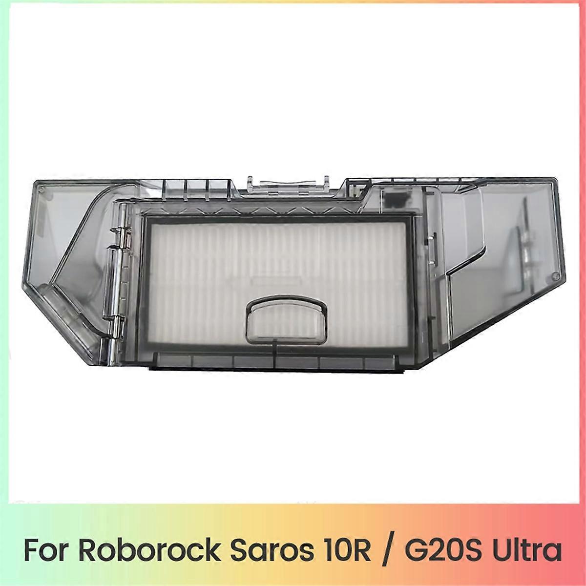 Dust Box with Filters for Saros 10R/G20S Ultra Robot Vacuum Cleaner Accessories Replacement Dustbin