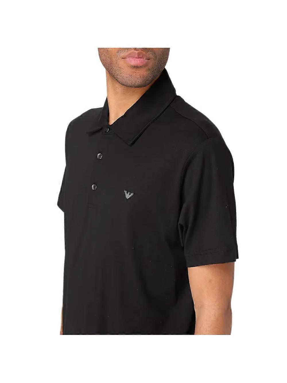 Emporio Armani Eagle 男士 T 恤 黑色
