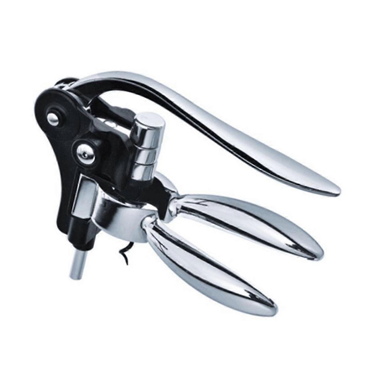 Bar Lever Corkscrew Barware Rabbit-Shaped Bottle Opener Manual Rabbit Head Bottle Opener