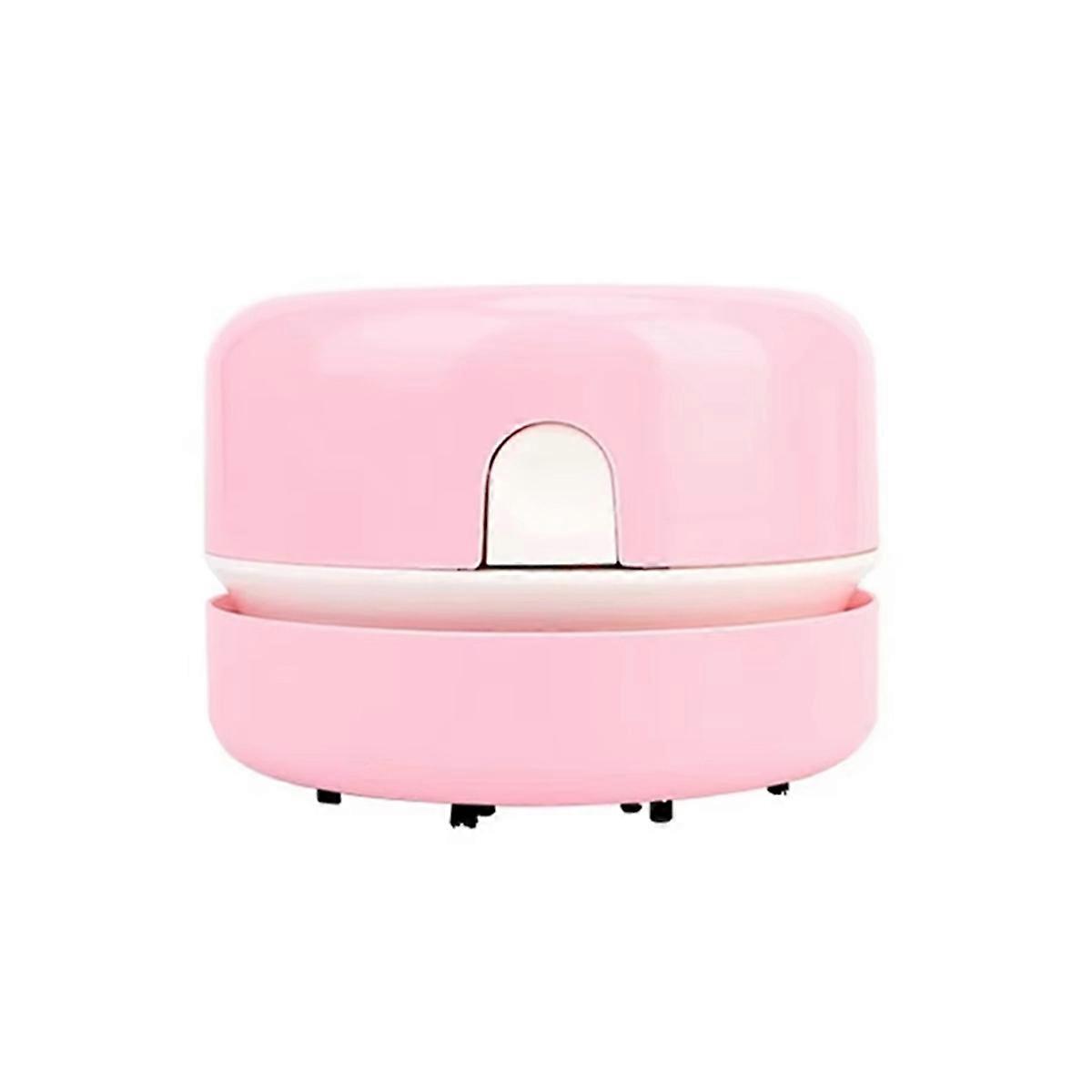 Desktop Cleaner Mini Desk Vacuum Cleaner Desktop Dust Remover Sweeper Vacuum Cleaner Table Cleaning Tool Pink