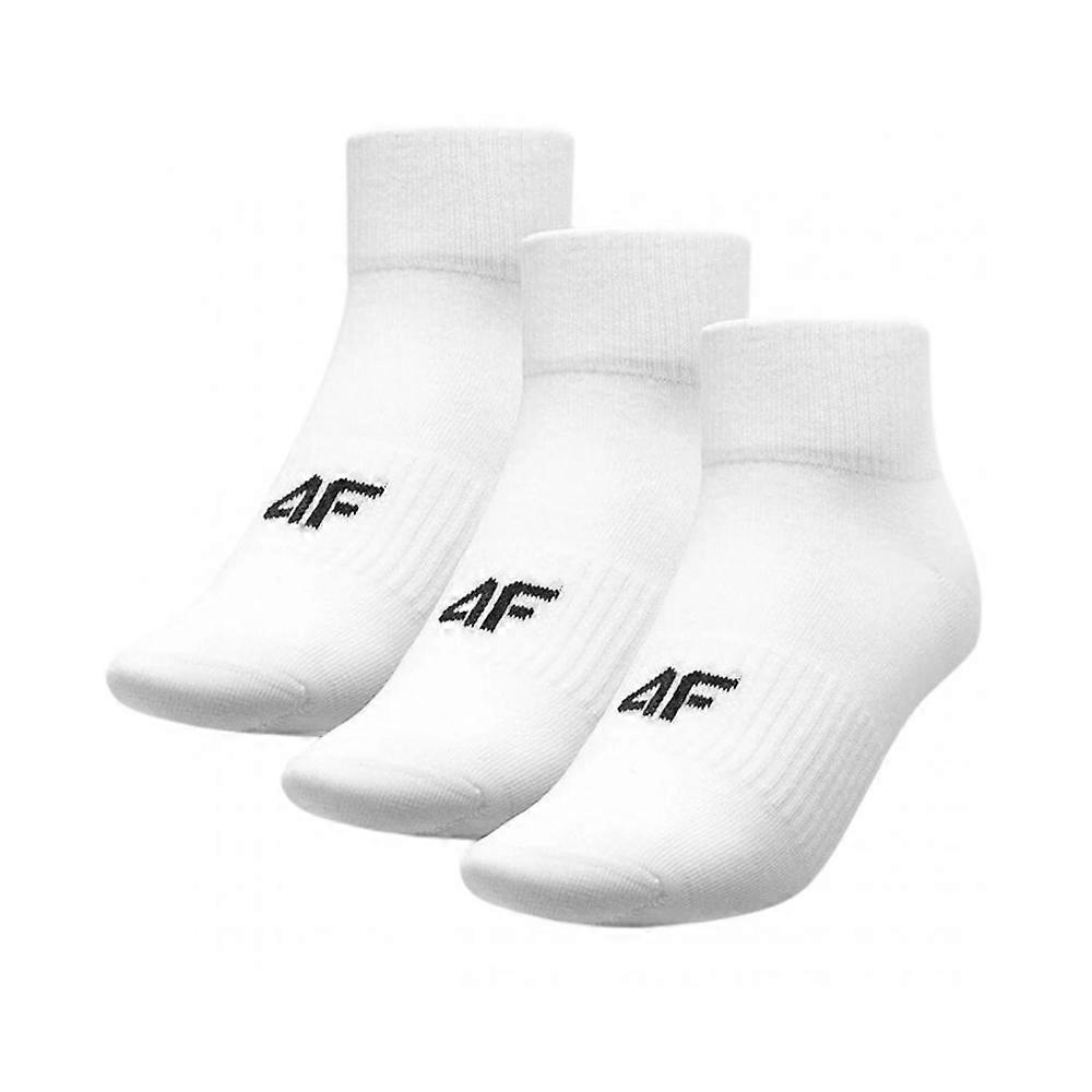 4F Chaussettes M204 Homme (Paquet de 3) Blanc 395 EU - 42 EU