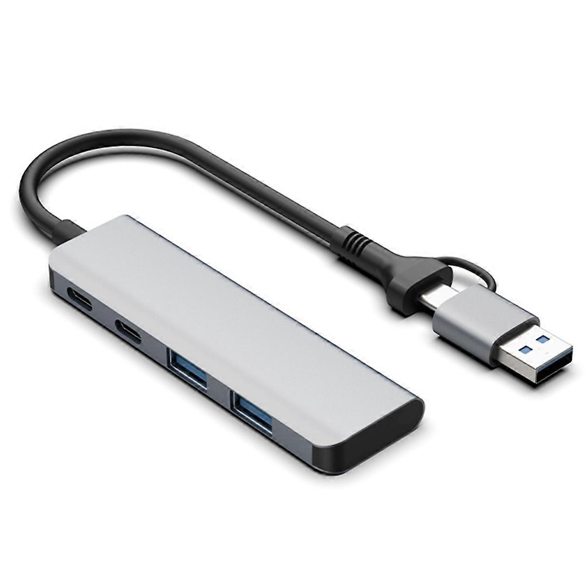 Dual-Port USB 3.0 HUB Expansion Dock Type-C to 4-Port Hub for Laptop Expansion