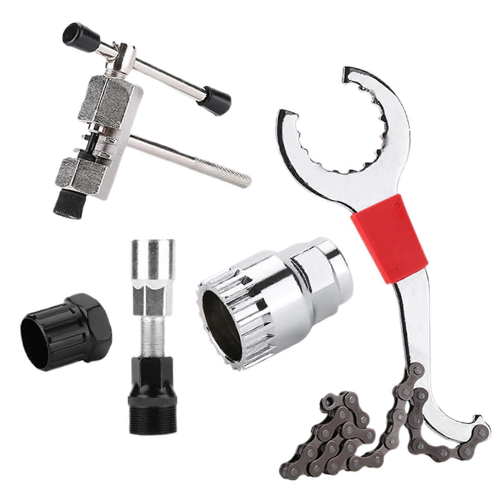 Mountain Bike  Kit Integrated Portable Tire  Kit Tail Hook Wrench MultiFunctional Cycling Tool