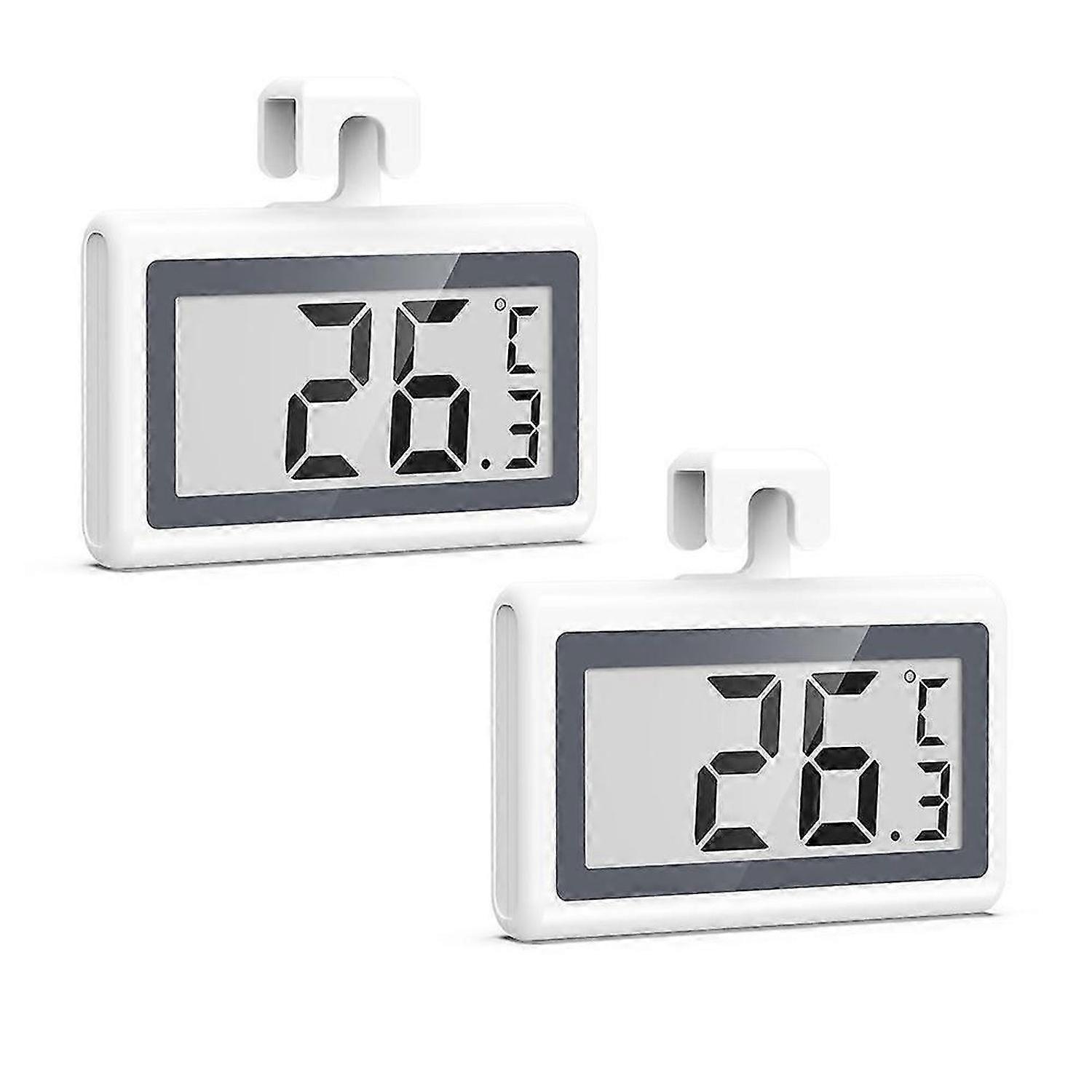 Fridge Freezer Thermometer, with LCD Display for Kitchen