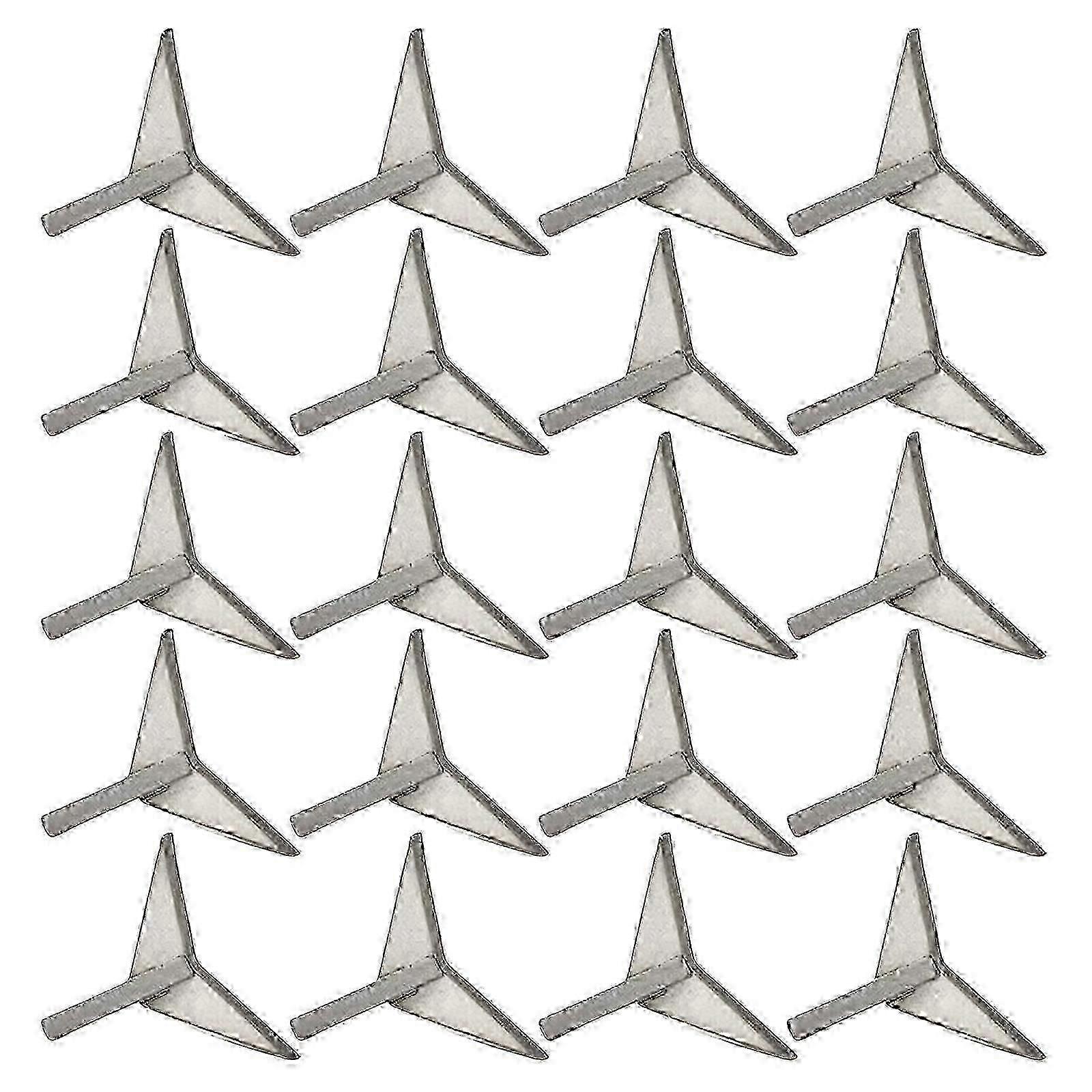 20Pcs Voiture Pneu Crevage Clous Pneu Pointes Véhicule Automobile Antivol Sécurité Outil Rapide Triangle Clou Pointe De Sol