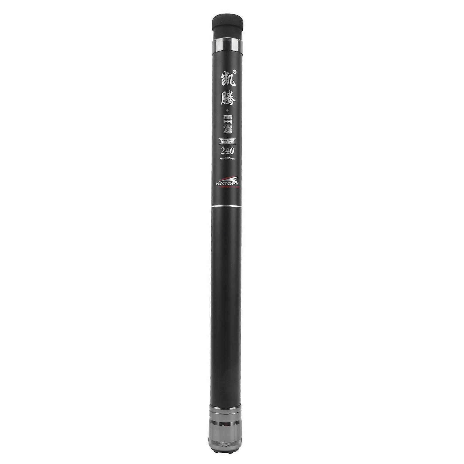 240CM Telescoping Pole Handle Durable Portable Carbon Extending Fishing Rod Without Net