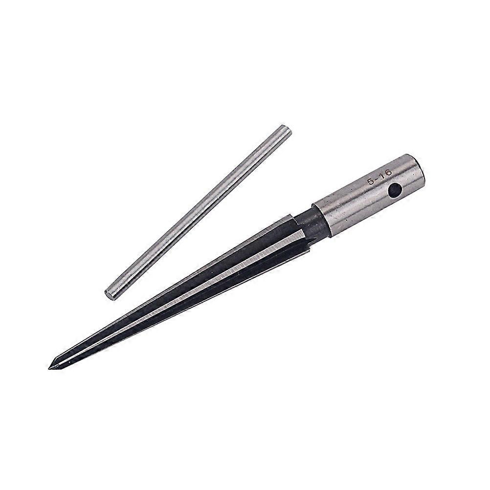 Hole Reaming Tool 5-16mm R142 Hand Held for Guitar Building Silver T-Handle 1Pack