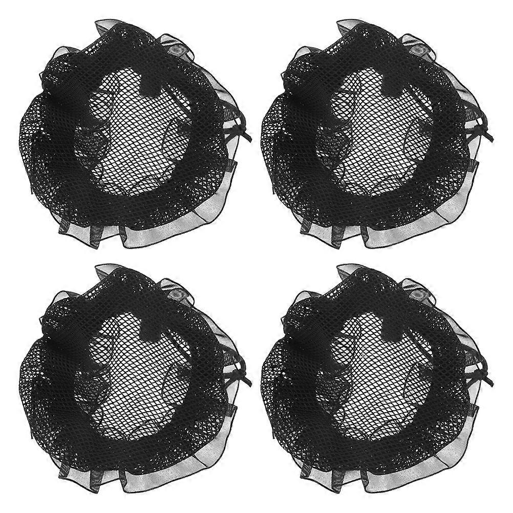 Hair Bun Nets for Girls Ballet Hair Bun Maker with 12Pcs Mesh Nets