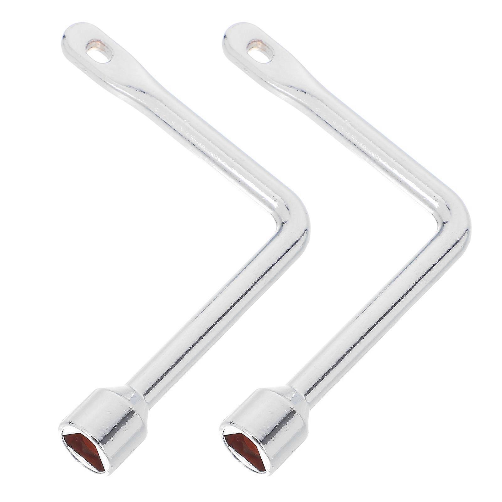 Electrical Cabinet Key Triangle Wrench for Industrial Maintenance 2Pcs