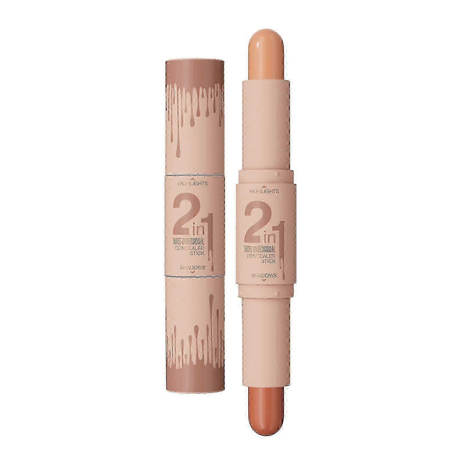 Double Headed Grooming Stick Highlights And Brightens Shadows To Enhance Facial Contours 8g PU6300