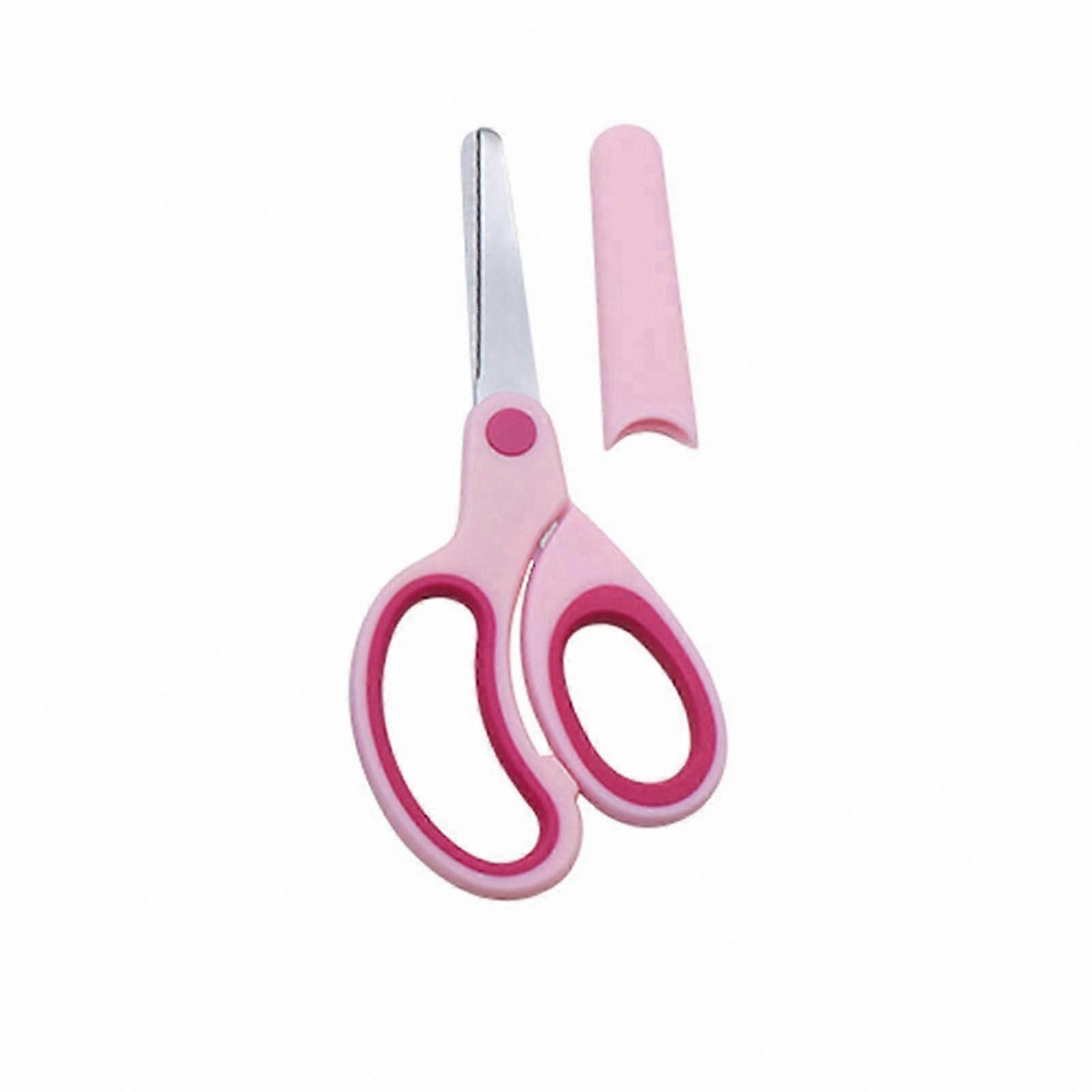 Left-Handed Safety Scissors with Comfort Grip for Arts and Crafts Projects