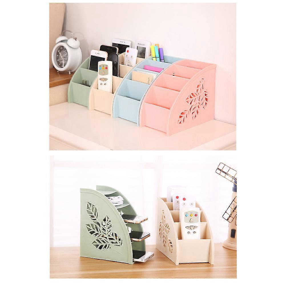 Stationery Storage Box Four Compartments Multifunctional Desktop Organizer
