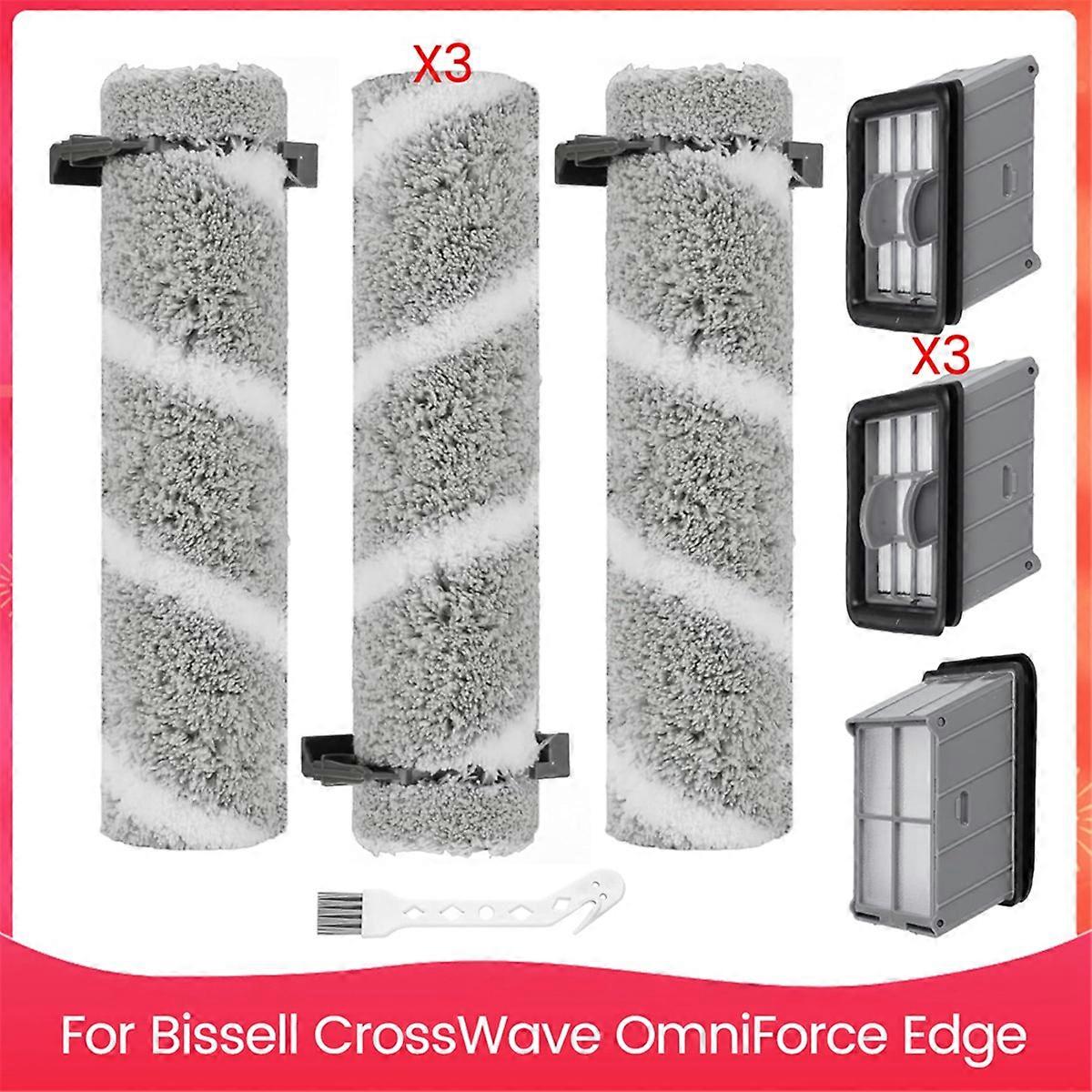 3930F Brush and Filter Replacement for OmniForce Edge Cordless Multi- Hard Floor Cleaner
