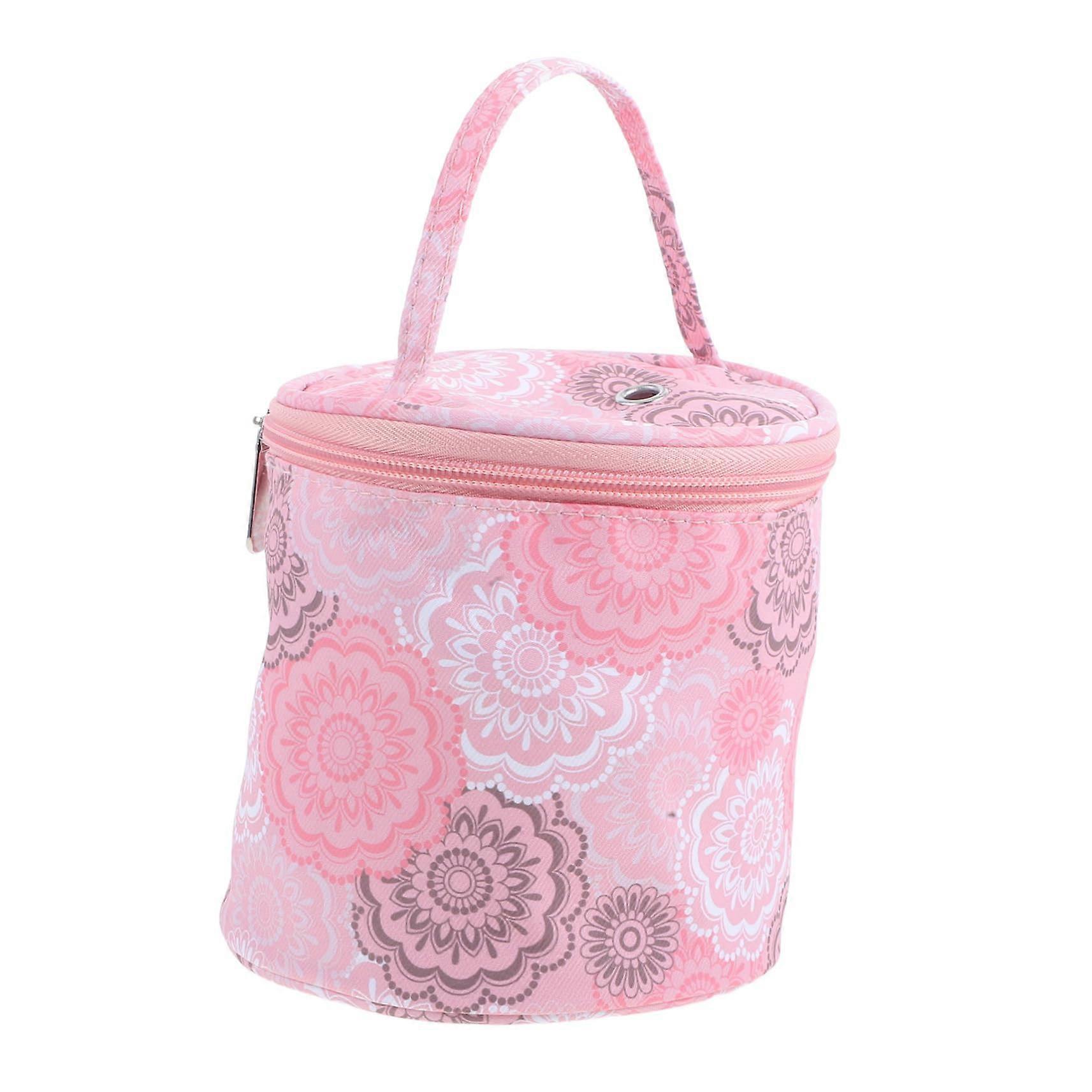 Crocheting Yarn Bag MultiCompartment Travel Knit Tool Storage Pouch Polyester Yarn Holder