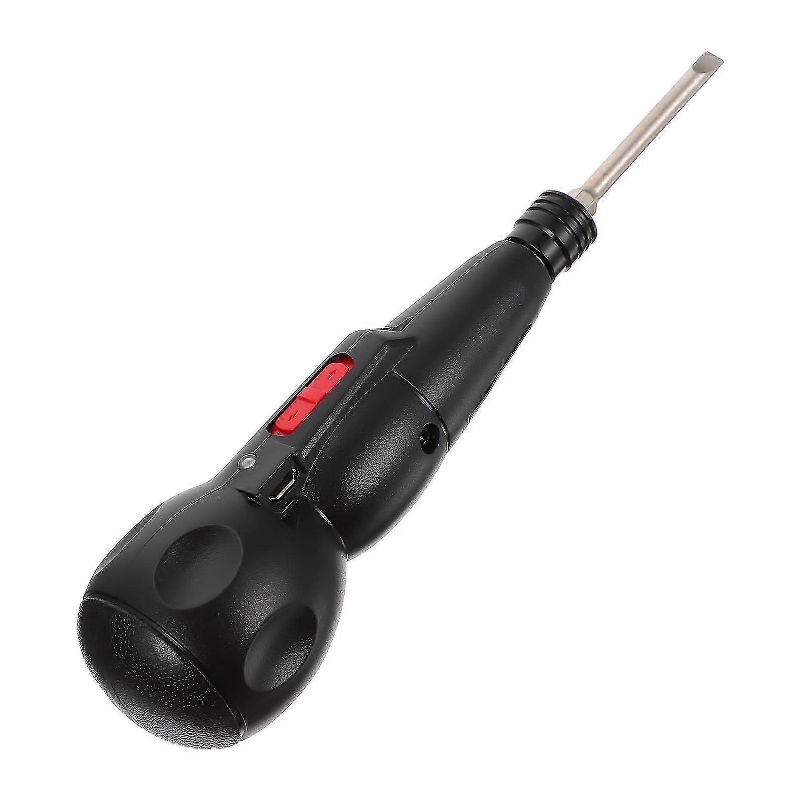 Multi-Function Electric Screwdriver Portable Tools Diy Projects Plastic Alloy Black Rechargeable 1 Set