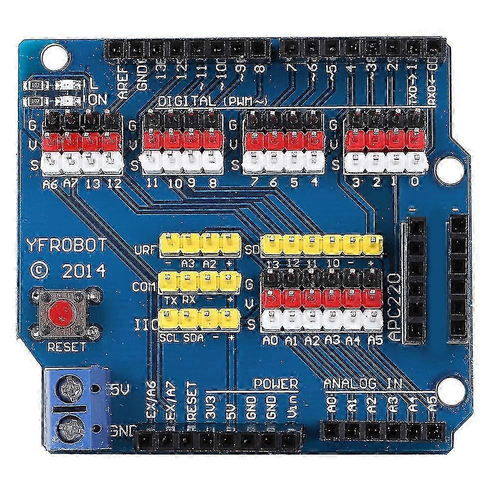 Sensor Expansion Board Electronic Components with Onboard LED Reset Button Fit for R3 2025