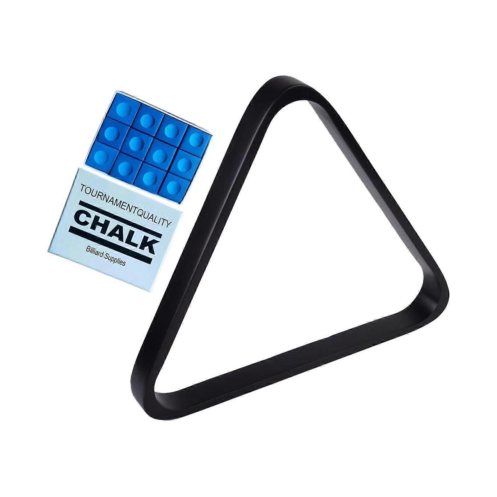 Pool Table Triangle Ball Rack Wood for Billiards Table Indoor Game Home Game Black