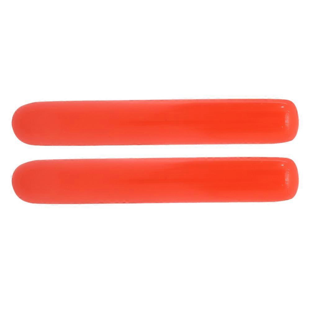 Red Inflatable Cheering Sticks Plastic Noise Makers for Football 2Pcs